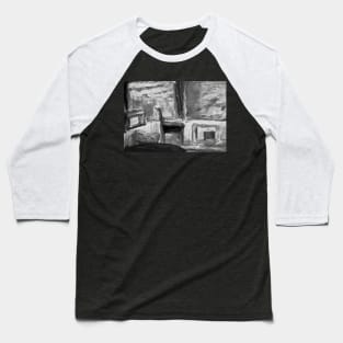 The Room in Black & White Baseball T-Shirt